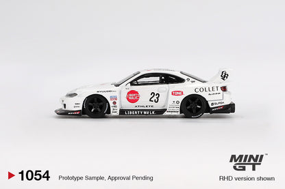 Nissan LB-Super Silhouette S15 SILVIA ATHLETE 1:64 scale model car - Mini GT