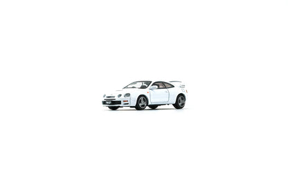 Front perspective Toyota Celica GT Four White (RHD) 1:64 scale model car - BM creations Product code 64B0419