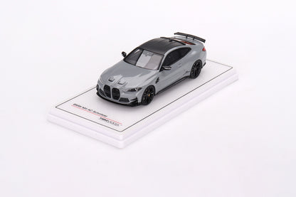 Damaged/Broken acrylic case with damaged mirror - BMW M4 by AC Schnitzer Brooklyn Grey Metallic 1:43 scale model car - TSM model