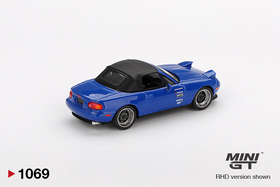 Buy Mazda Miata MX-5 (NA) Tuned Version Dark Blue 1:64 scale model