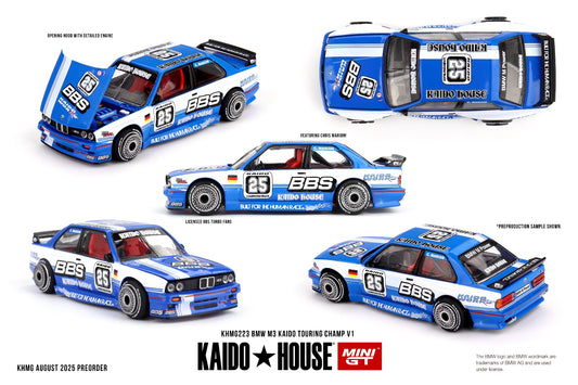 BMW M3 KAIDO TOURING CHAMP V1 1:64 scale model car - Mini GT X KAIDOHOUSE