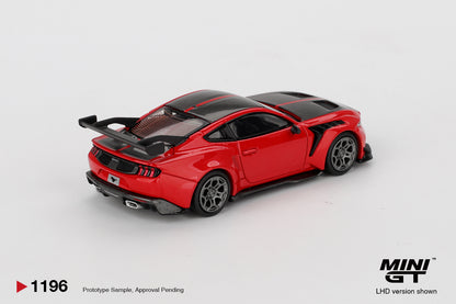Ford Mustang GTD Race Red 1:64 scale model car - Mini GT