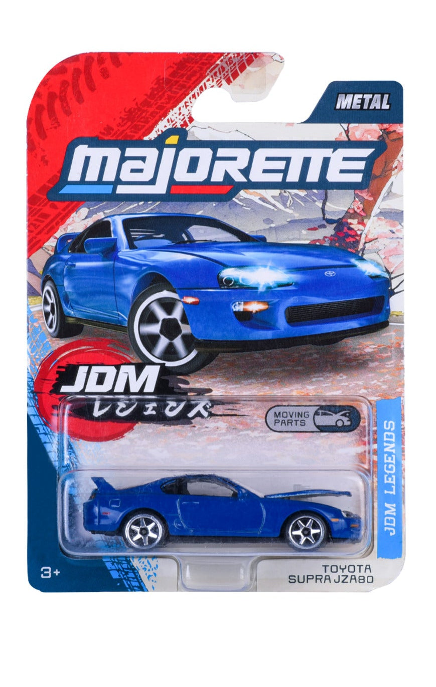 Majorette JDM Legends Toyota Supra JZA80 Blue 1:64 scale diecast model car — buy online India | Kollectibles