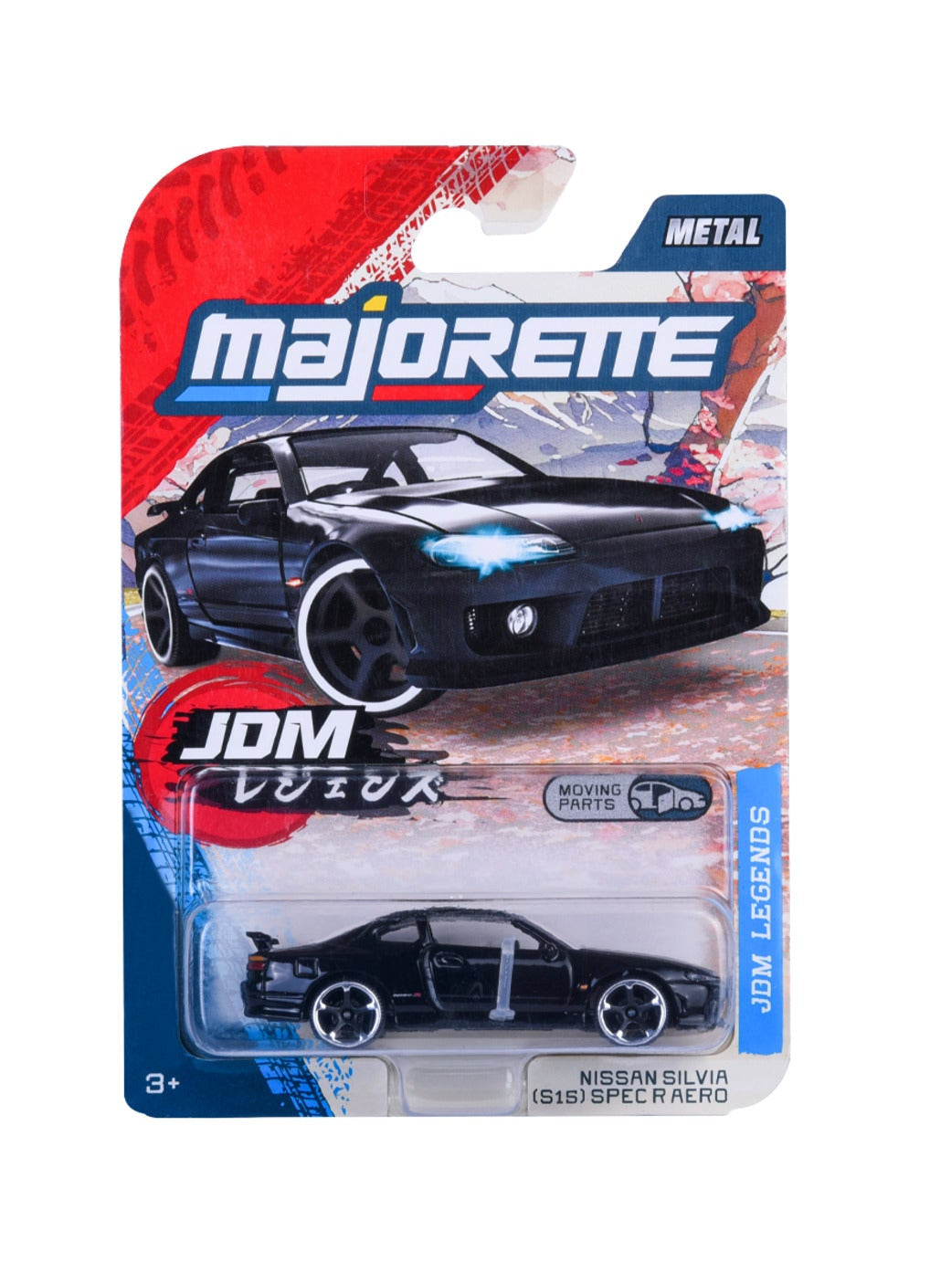 Majorette JDM Legends Nissan Silvia S15 Spec R Aero Black 1:64 scale diecast model car — buy online India | Kollectibles