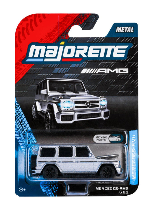 Mercedes-AMG G 63 Silver 1:64 scale model car - Majorette Mercedes-AMG Premium