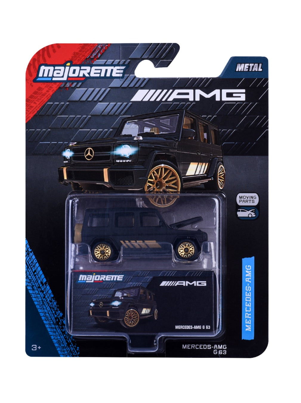 Mercedes-AMG G 63 Black 1:64 scale model car - Majorette Mercedes-AMG Deluxe