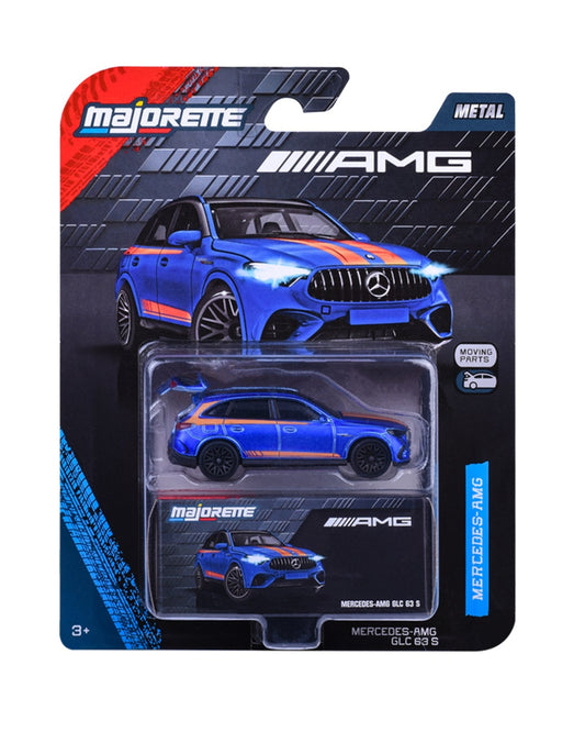 Mercedes-AMG GLC 63 S Blue 1:64 scale model car - Majorette Mercedes-AMG Deluxe