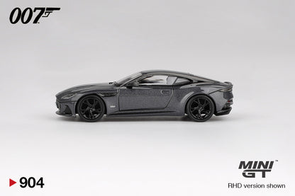 side view Aston Martin DBS no time to die 1:64 scale model car - Mini GT