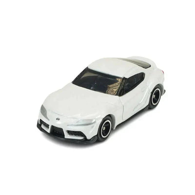 Toyota GR Supra white 1:64 scale model car - Tomica