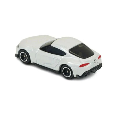 Toyota GR Supra white 1:64 scale model car - Tomica