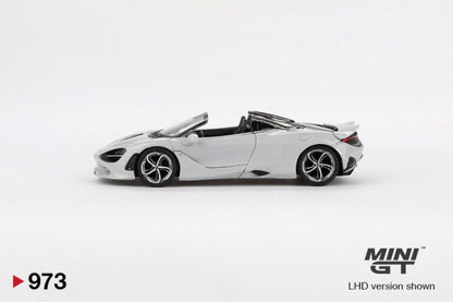 McLaren 750S Spider Cirrus Grey 1:64 scale model car - Mini GT