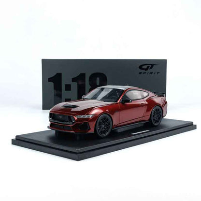 Ford Mustang GT 2024 Rapid RED 1:18 scale model car -GT Spirit with Box