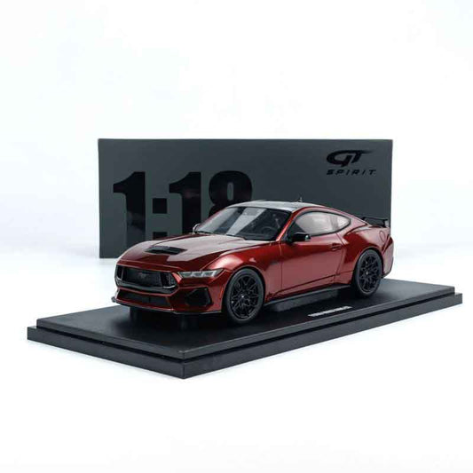 Ford Mustang GT 2024 Rapid RED 1:18 scale model car -GT Spirit with Box