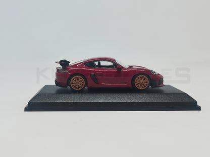 Porsche Cayman GT4 RS 1:64 scale model car - Tarmac Works X MINICHAMPS