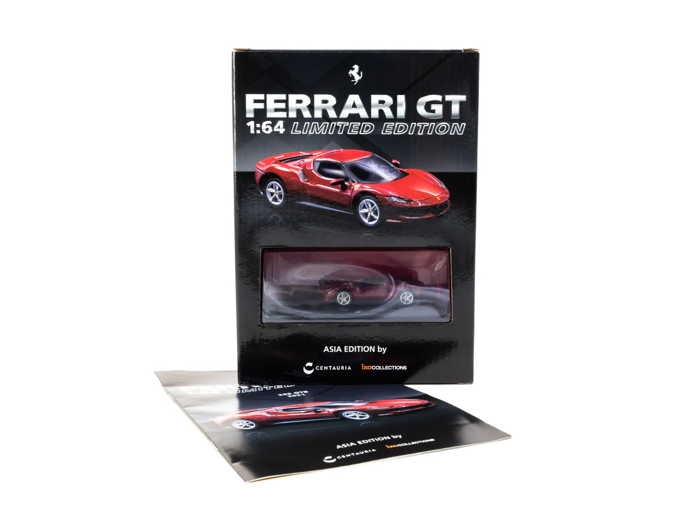 FERRARI GT 1:64 Magazine ASIA EDITION - FERRARI 296 GTB 2021  - Centauria x IXO COLLECTIONS
