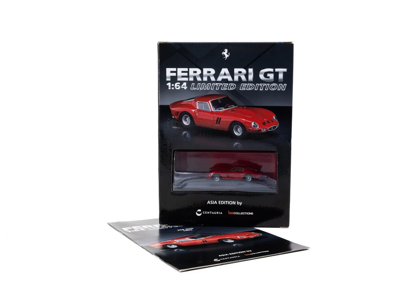 Ferrari 250 GTO 1962 Red 1:64 scale model car - Centauria x IXO Collections