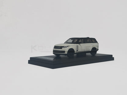 Land Rover Range Rover Black/White 1:64 white model car - LCD Models