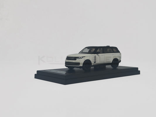 Land Rover Range Rover Black/White 1:64 white model car - LCD Models