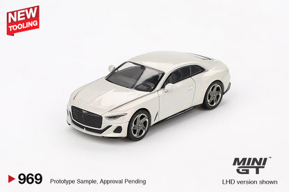 Bentley Batur Bonneville Pearl 1:64 Mini GT - front