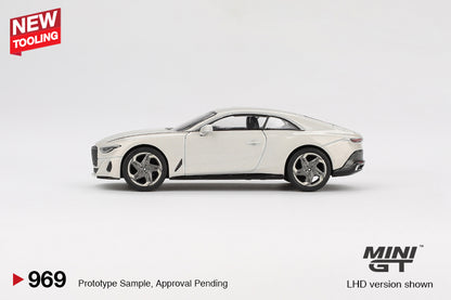 Bentley Batur Bonneville Pearl 1:64 Mini GT - side