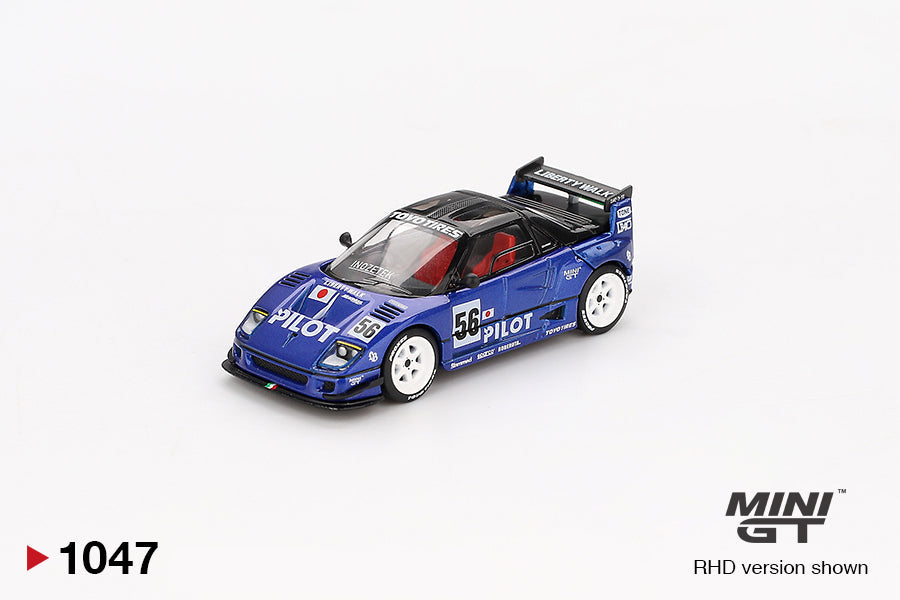 Front view of Mazda AZ-1 Liberty Walk LB40 PILOT 1:64 scale model car - Mini GT