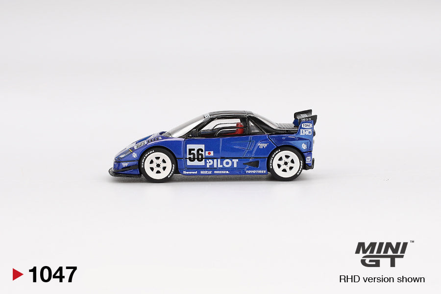 Side view of Mazda AZ-1 Liberty Walk LB40 PILOT 1:64 scale model car - Mini GT