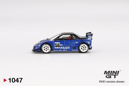 Side view of Mazda AZ-1 Liberty Walk LB40 PILOT 1:64 scale model car - Mini GT