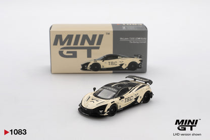 Box of McLaren 720S LB★Works The Boring Concept 1:64 scale model car - Mini GT