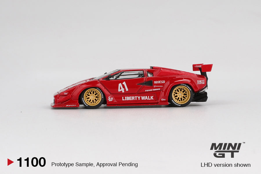 Buy Lamborghini Countach LB-WORKS Red 1:64 scale model car - Mini