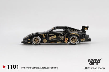 side view of Mazda RX-7 FD LB - Super Silhouette 1:64 scale model car - Mini GT