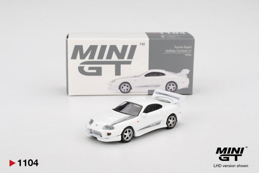 Toyota Supra VeilSide Combat V-I White 1:64 Mini GT - with box