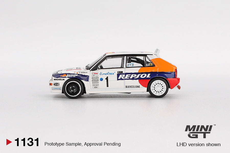 Lancia Delta HF Integrale Evoluzione #1 1993 Rallye Monte-Carlo 1:64 scale model car - Mini GT