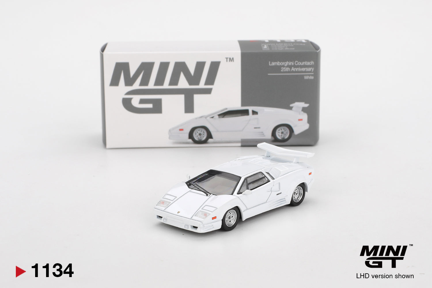 Buy Lamborghini Countach 25th Anniversary White 1:64 scale model