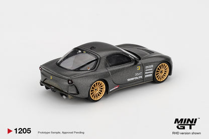 Mazda RX-7 RE-Amemiya Matsukiyo KOKU 3 Rotor NA-7 1:64 Mini GT diecast MGT01205 – rear perspective