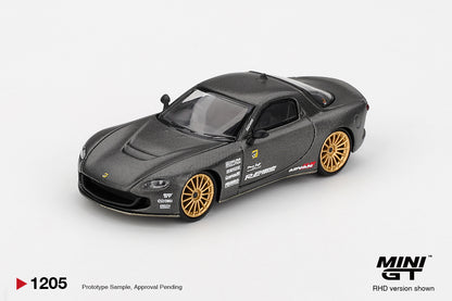 Mazda RX-7 RE-Amemiya Matsukiyo KOKU 3 Rotor NA-7 1:64 Mini GT diecast MGT01205 – front perspective