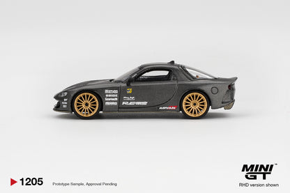 Mazda RX-7 RE-Amemiya Matsukiyo KOKU 3 Rotor NA-7 1:64 Mini GT diecast MGT01205 – side profile