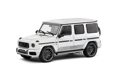 White SUV model on a white background