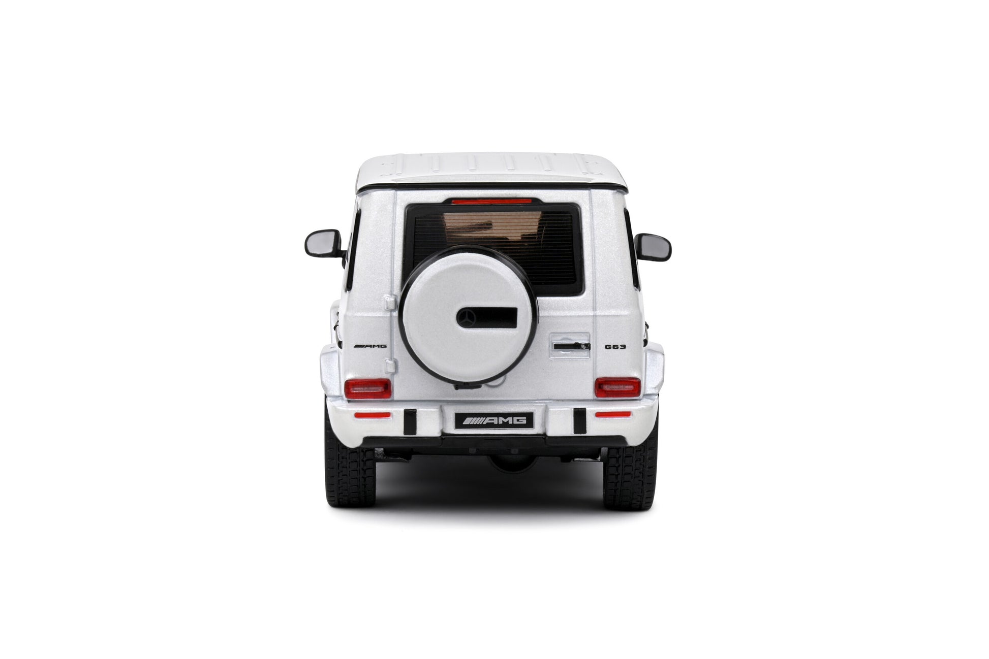 Back of MERCEDES AMG G63 – Diamand White – 2022 1:43 scale model car - Solido
