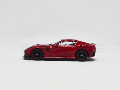 side2 view of F12DTF Red 1:64 scale model car 1:64 scale model car - Bburago
