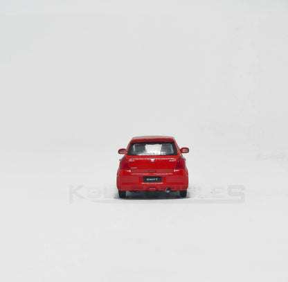 Suzuki Swift Gen-1 Red 1:64 scale model car - Xcartoys x Poprace