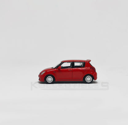 Suzuki Swift Gen-1 Red 1:64 scale model car - Xcartoys x Poprace