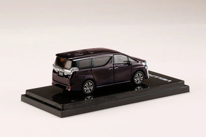 Back perspective view of both the front and the side 1:64 TOYOTA VELLFIRE by 
Hobby Japan