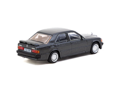 Model car of a black Mercedes-Benz on a white background