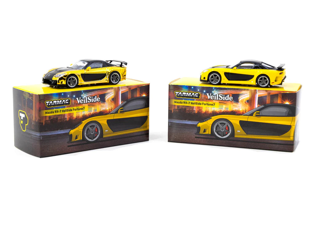 Mazda RX-7 Veilside Fortune7 1:64 scale model car - Tarmac works