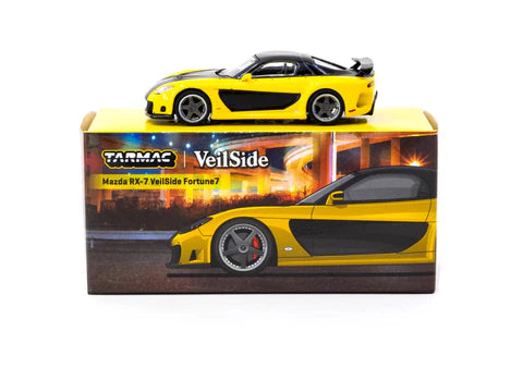 Mazda RX-7 Veilside Fortune7 1:64 scale model car - Tarmac works