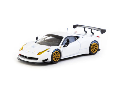 Ferrari 458 Italia GT3 White 1:64 scale model car - Tarmac works