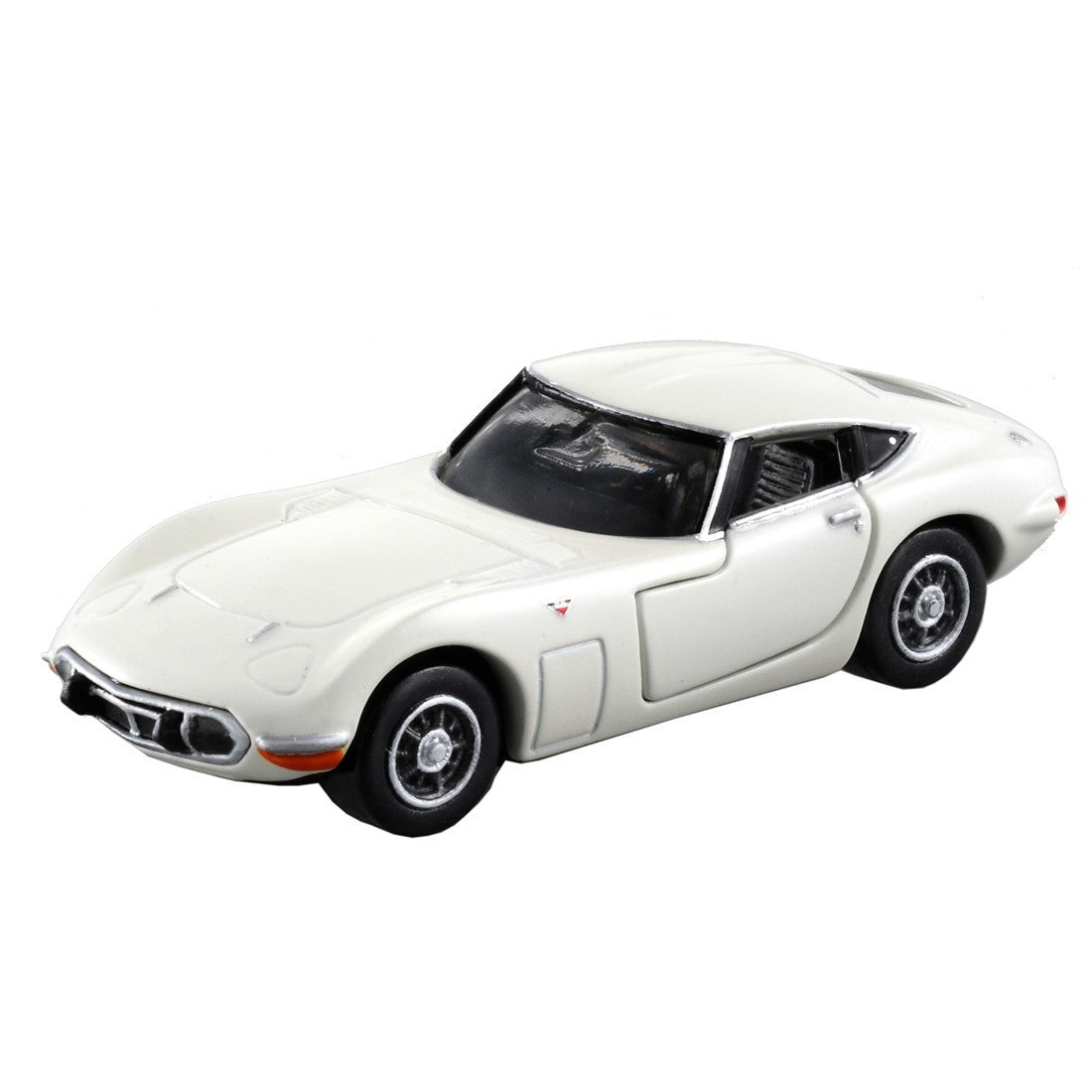 White model car on a white background