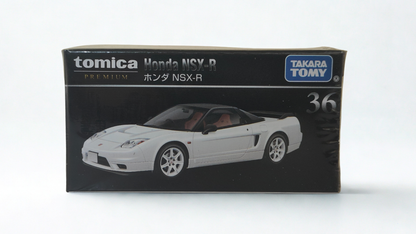 Honda NSX-R white 1:64 scale model car - Tomica premium