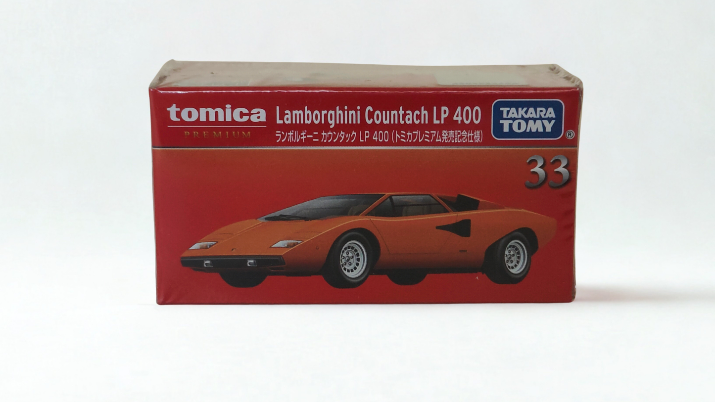 Lamborghini Countach LP 400 ORANGE 24 1:64 scale model car - Tomica premium