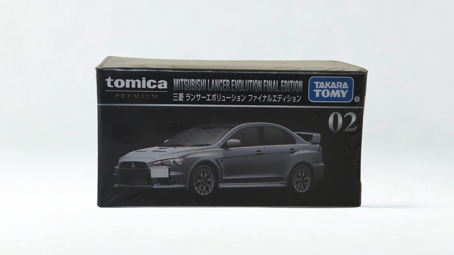 MITSUBISHI LANCER EVOLUTION FINAL EDITION 1:64 scale model car - Tomica premium